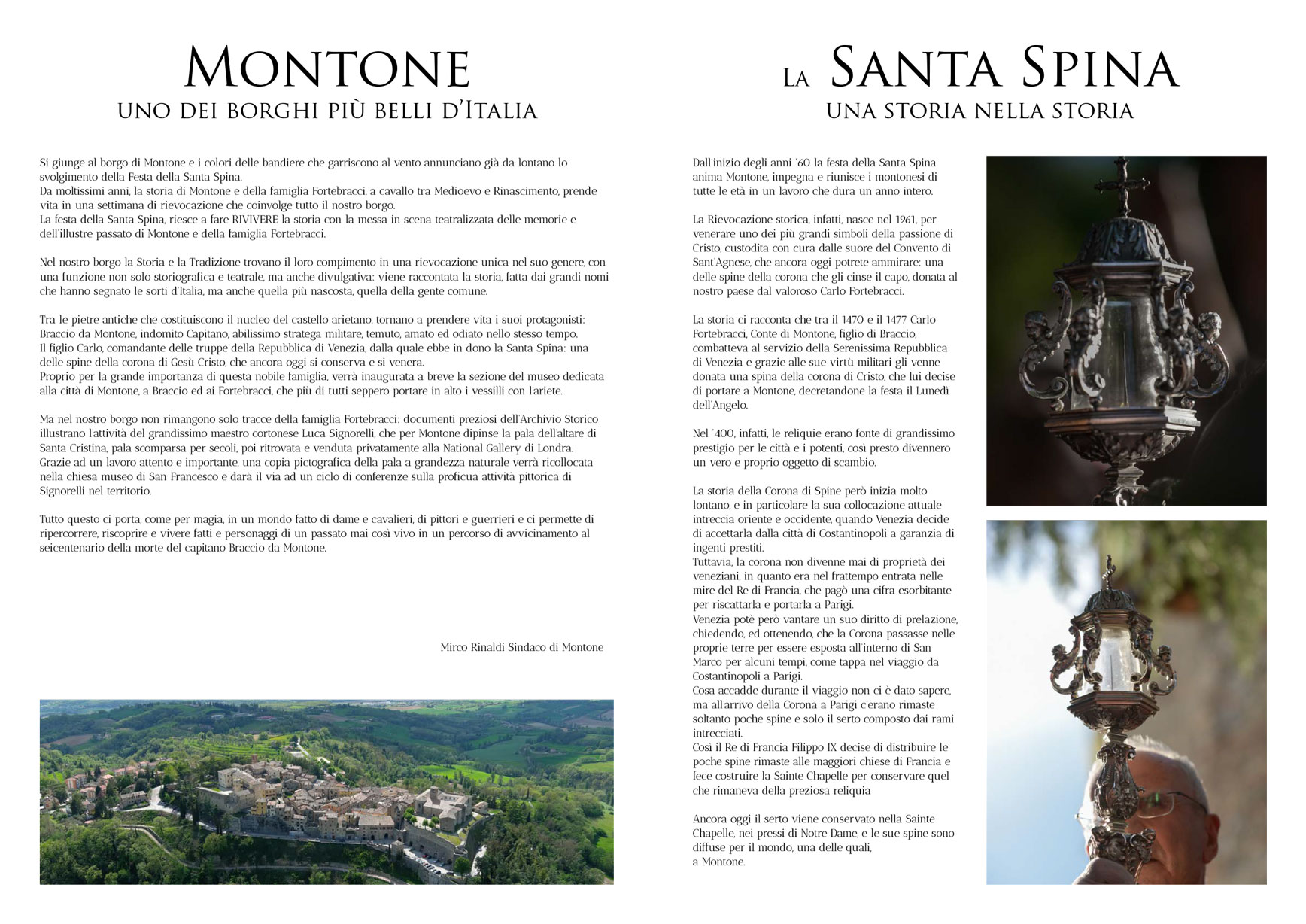 Programma - Donazione della Santa Spina 2024 Montone