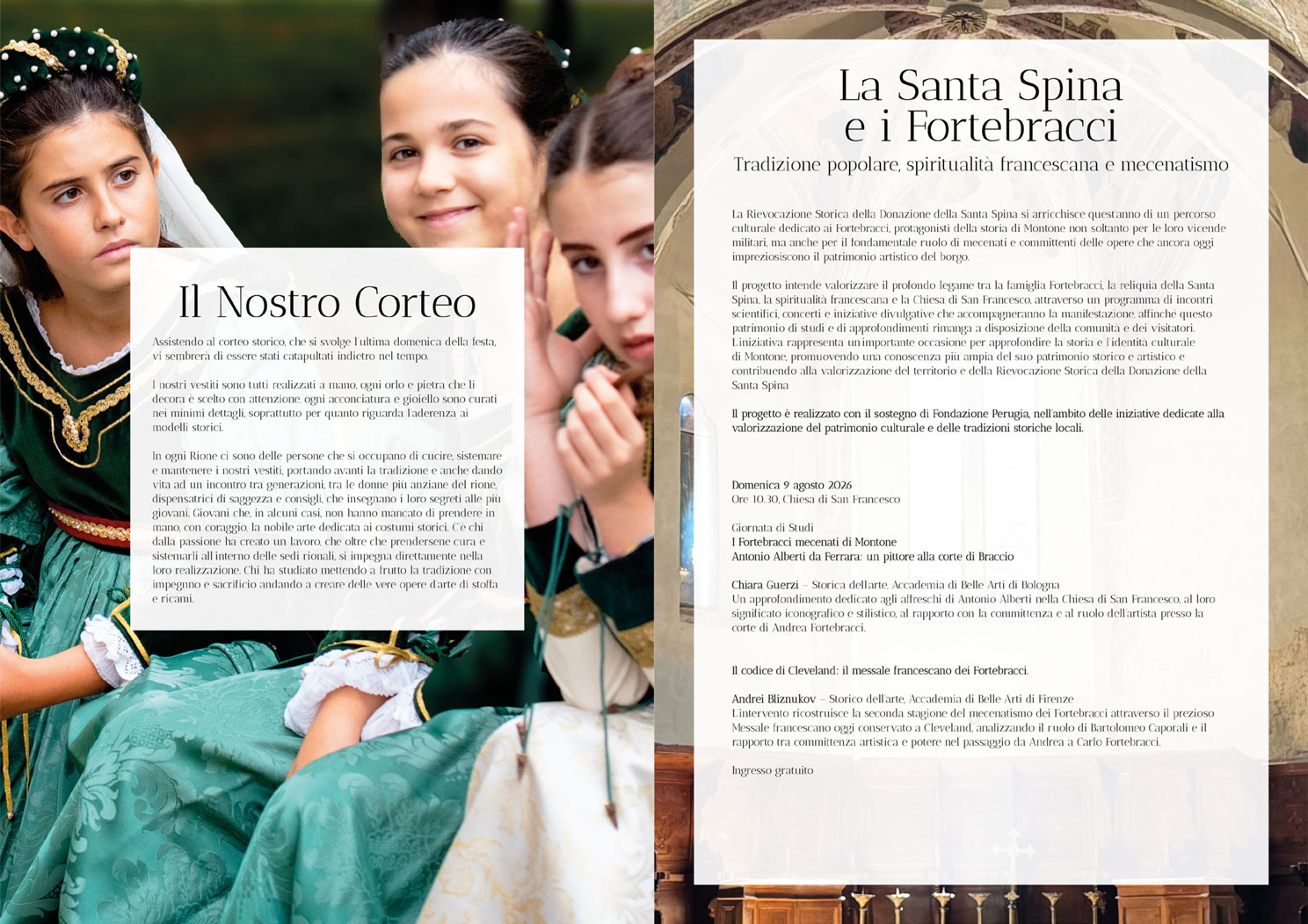 Programma - Donazione della Santa Spina 2026 Montone
